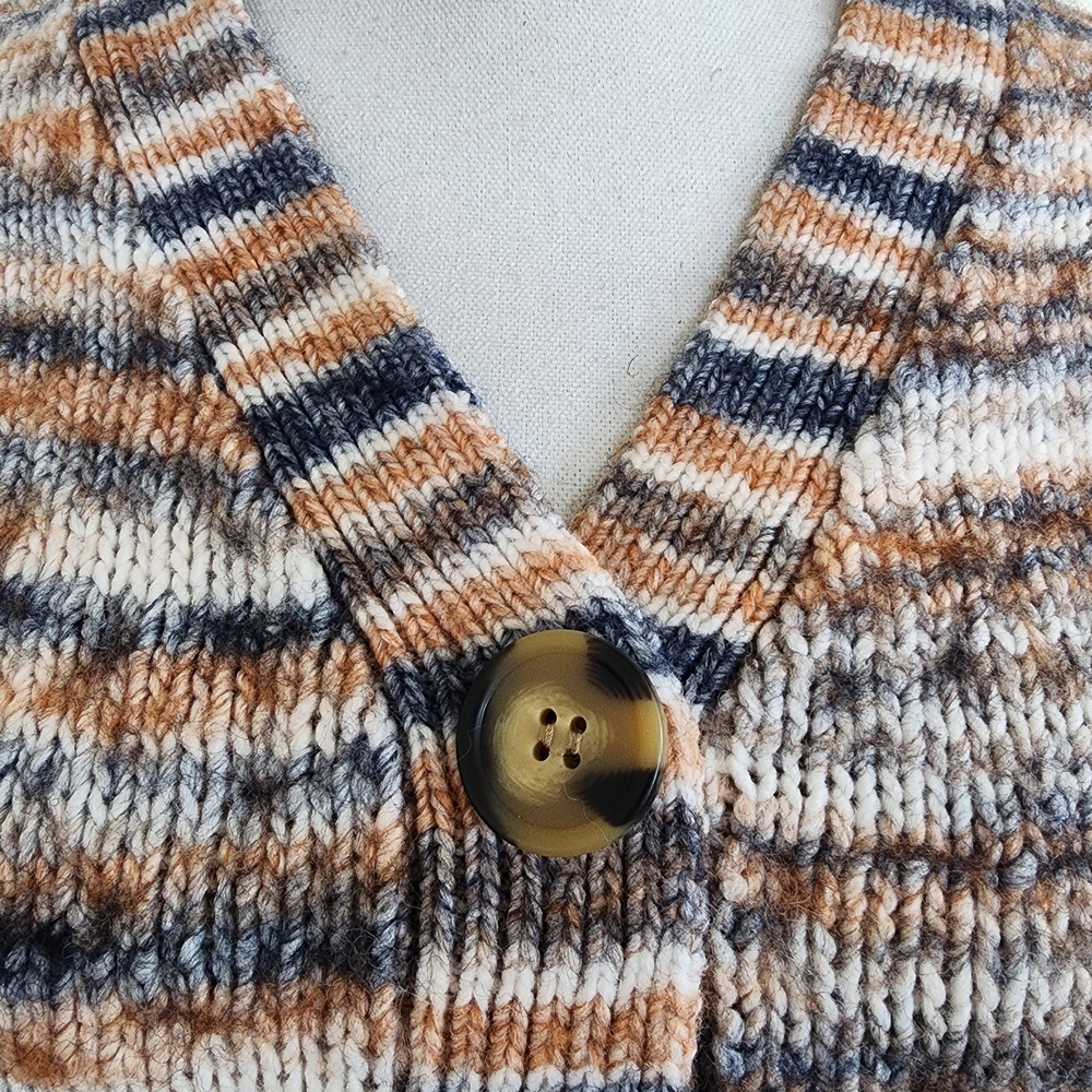 LOFT Multicolor Button-Up Cardigan - Picture 3 of 7